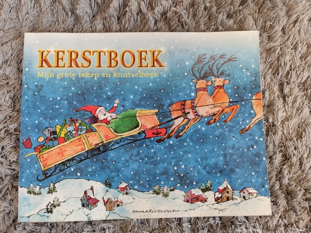 Knutselboek Kerstboek, nieuw. Tekenen, kleuren, knutselen., Ophalen of Verzenden, Nieuw