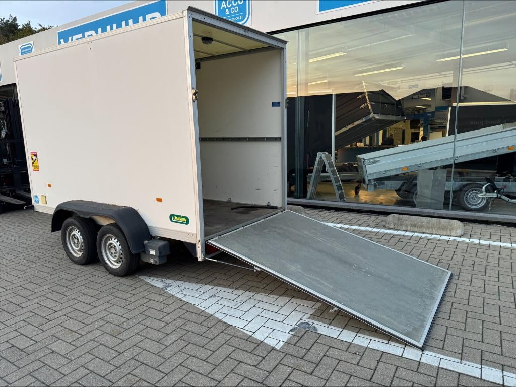 Gesloten Aanhangwagen – Movers & Oprijklep – 2000 kg – 2018, Auto diversen, Aanhangers en Bagagewagens, Ophalen, Gebruikt