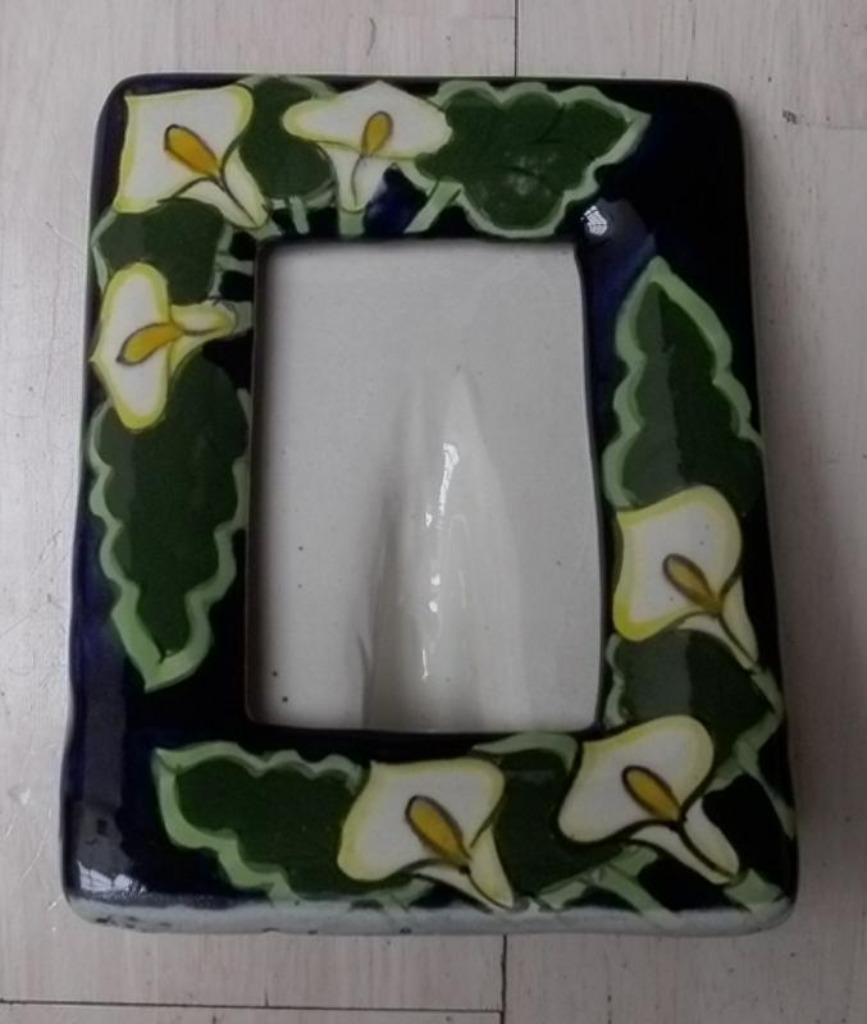 majolica fotokader, Antiek en Kunst, Ophalen of Verzenden