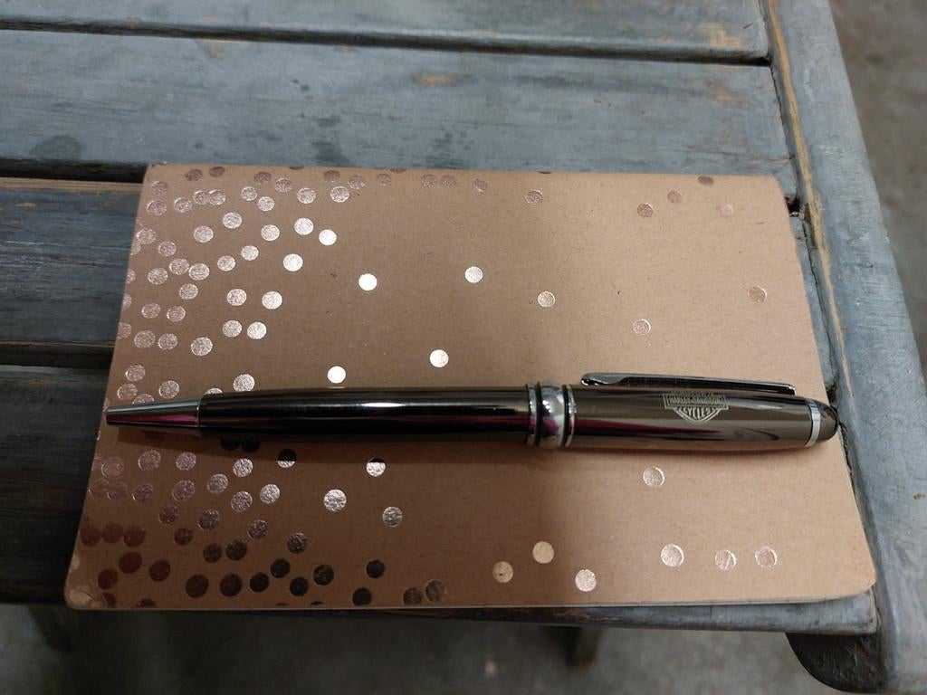 Harley Davidson balpen, Verzamelen, Pennenverzamelingen, Ophalen of Verzenden, Zo goed als nieuw, Vulpen