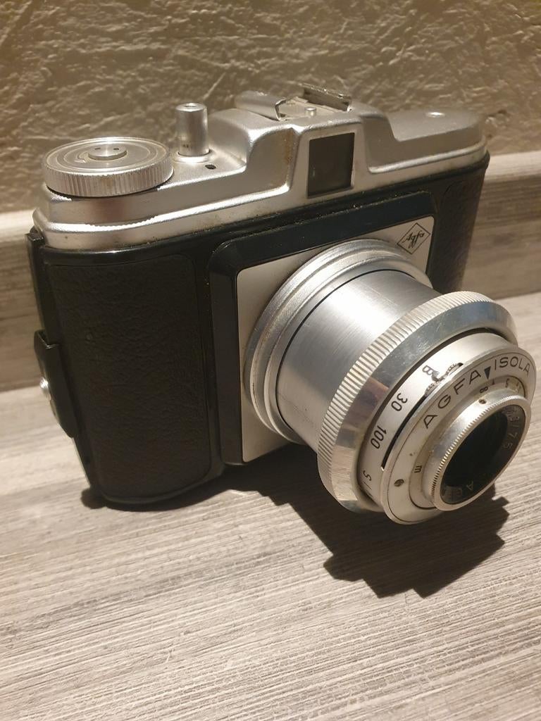 Agfa Isola (1955) vintage camera, Ophalen of Verzenden, Gebruikt, Overige Merken