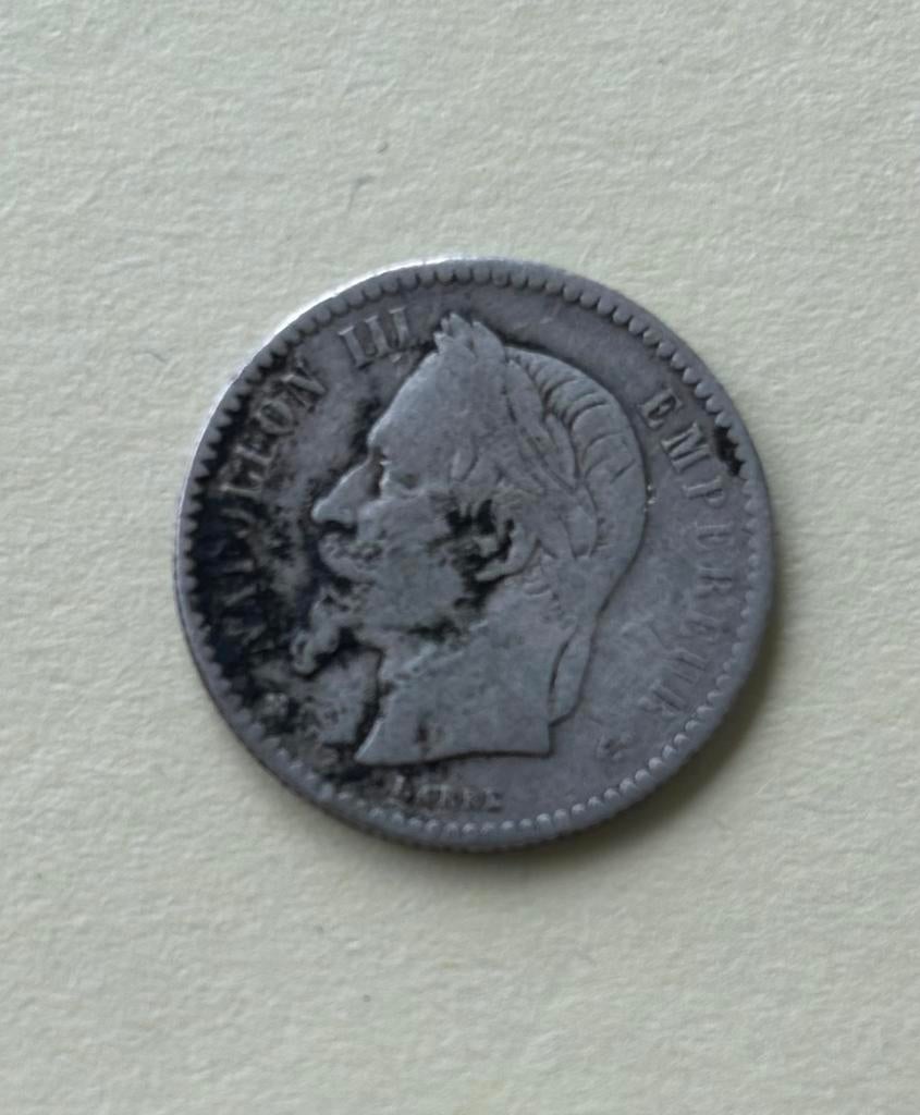 50 centimes Napoléon III 1864 BB, Enlèvement ou Envoi, France, Monnaie en vrac, Argent