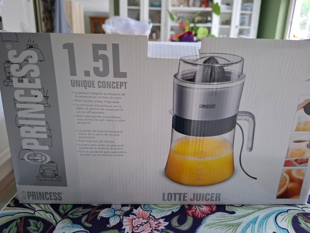 Princess Juicer, Elektronische apparatuur, Juicers, Ophalen of Verzenden, Nieuw, Elektrisch, Citruspers