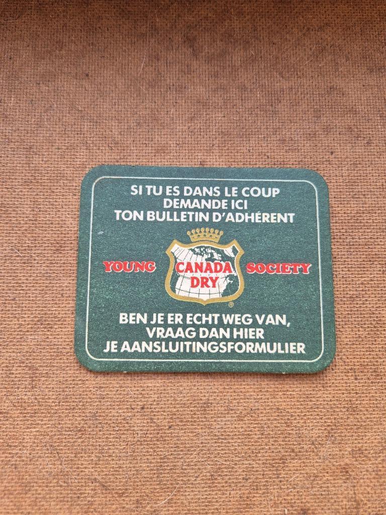 Sous bock Canada Dry (modèle 1), Enlèvement ou Envoi, Utilisé, Sous-bock, Autres marques