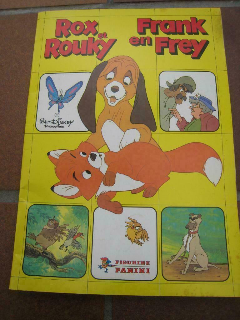 Panini - Frank en Frey / Rox & Rouky (1981) - 104 stickers, Verzamelen, Ophalen of Verzenden, Gebruikt
