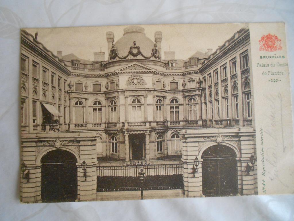 Palais du comte de Flandre (Cour des comptes): 10 cartes, Enlèvement ou Envoi, Avant 1920, Affranchie, Bruxelles (Capitale)