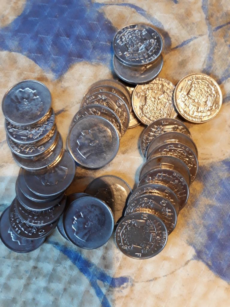 monnaies, Timbres & Monnaies, Monnaies | Belgique, Enlèvement, Métal, Monnaie en vrac