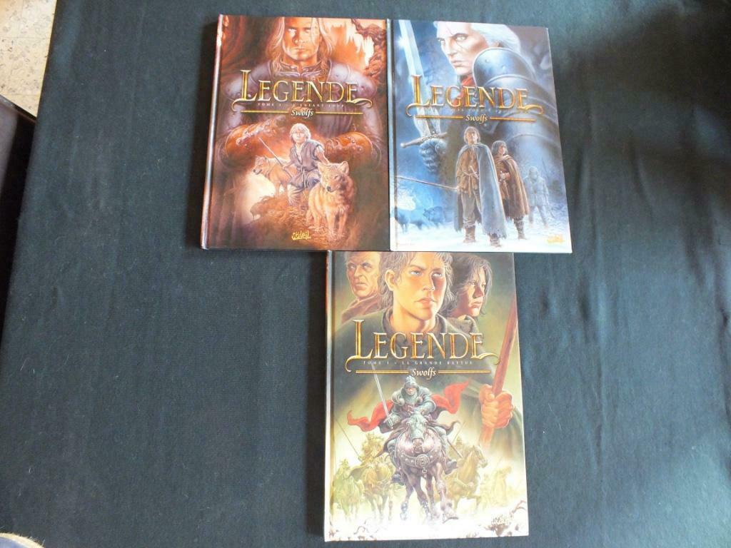LEGENDE (3 ALBUMS / 1 E.O).              EDITIONS SOLEIL, Boeken, Stripverhalen, Zo goed als nieuw, Meerdere stripboeken, Ophalen of Verzenden