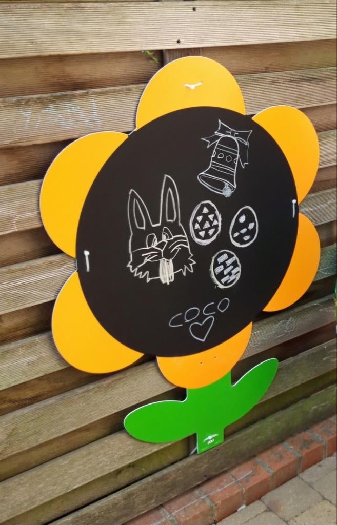 TTS krijtbord in de vorm van een bloem, Kinderen en Baby's, Speelgoed | Educatief en Creatief, Ophalen of Verzenden, Gebruikt