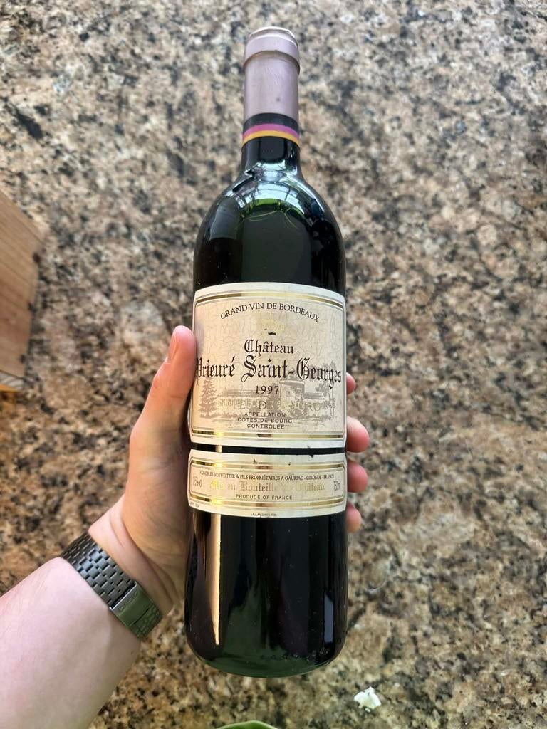 Chateau Prieuré Saint- Georges 1997, Verzamelen, Ophalen, Zo goed als nieuw