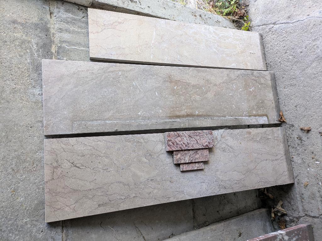 Arduinen Schouwmantel, ecru marmer, Doe-het-zelf en Bouw, Ophalen, 60 cm of meer, Gebruikt, Overige typen