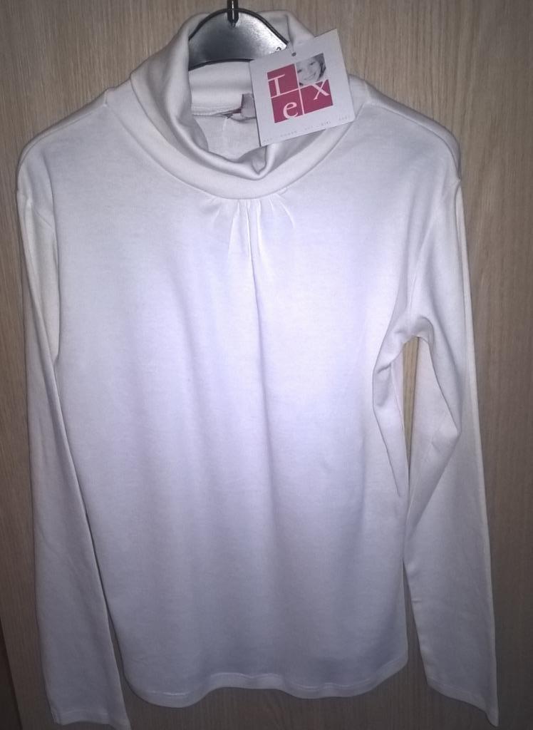 Nouveau col roulé écru - Tex - taille 134-140., Neuf, Tex, Enlèvement ou Envoi, Pull ou Veste