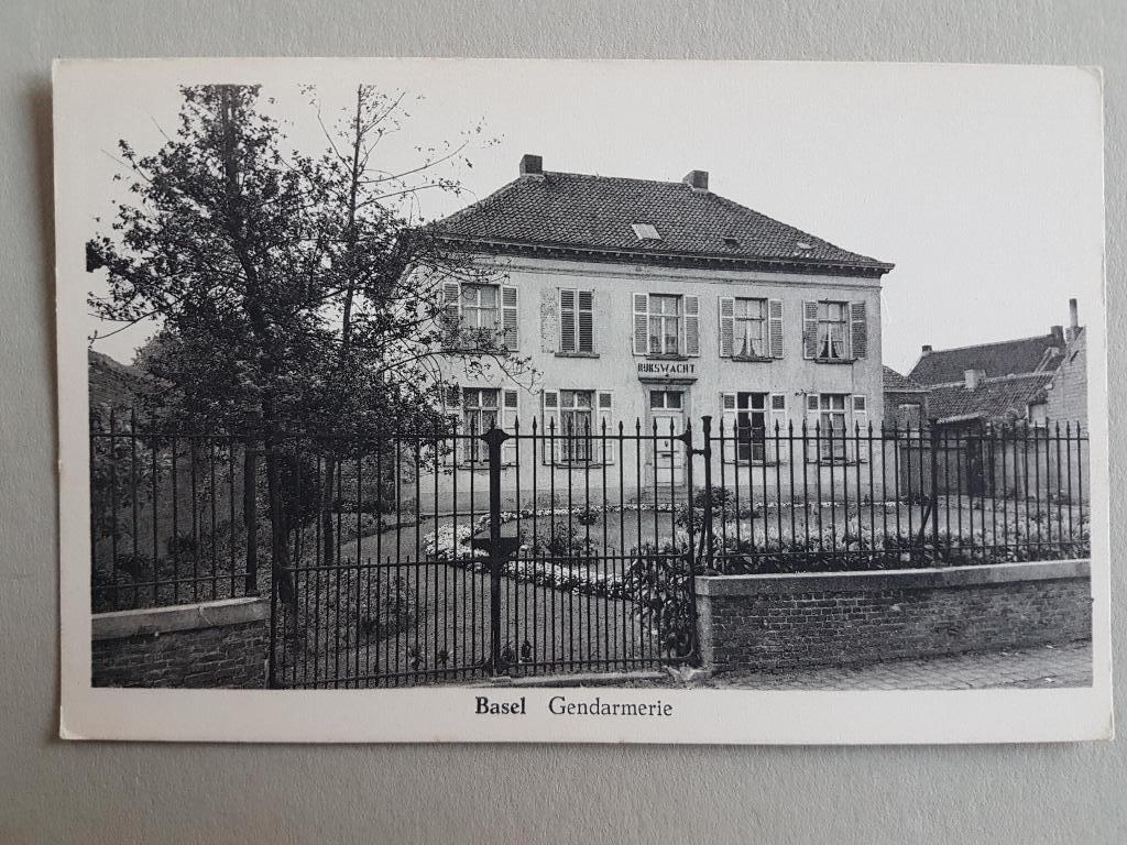 Postkaart Basel Bazel Gendarmerie Rijkswacht, Ophalen of Verzenden, 1920 tot 1940, Ongelopen, Oost-Vlaanderen