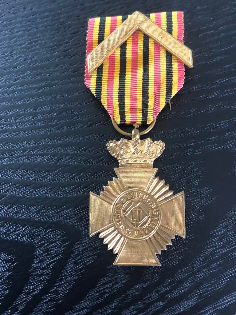WW2 LEOPOLD III LOGO abbl MEDAILLE, Verzamelen, Militaria | Tweede Wereldoorlog, Ophalen of Verzenden
