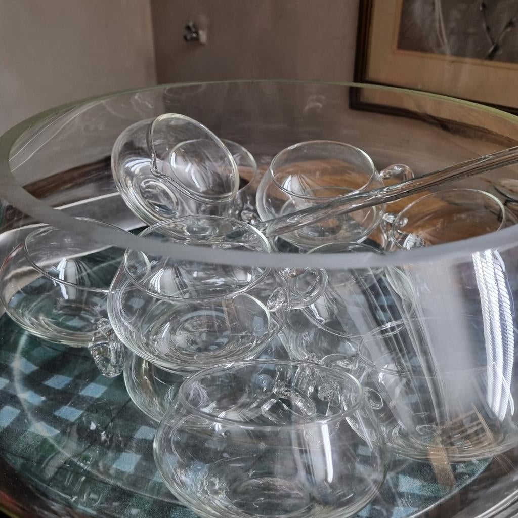 Bowl in glas, Ophalen