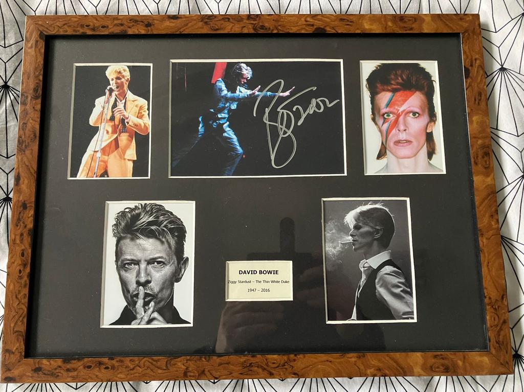 Handtekening David Bowie, Verzamelen, Ophalen of Verzenden, Zo goed als nieuw