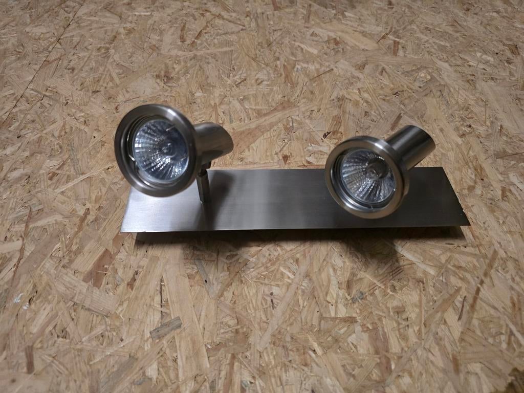 Bright Light geborsteld ALU  - wand of plafondopbouwspot, Ophalen of Verzenden, Zo goed als nieuw, Plafondspot of Wandspot