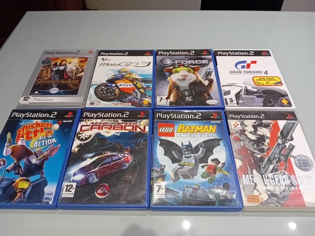 Lot de 8 jeux PlayStation 2., Enlèvement ou Envoi, Comme neuf