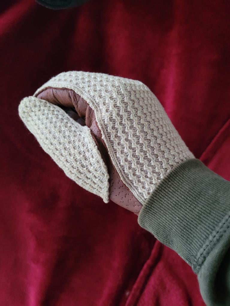 Gants en cuir pour hommes, Gants, Enlèvement ou Envoi, Dents, Taille 52/54 (L)