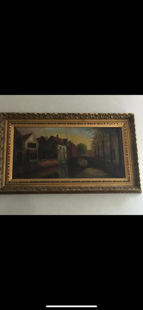 Tableau signé par le nommé de Pieter van Laer 90cmH 150cmL, Antiek en Kunst, Ophalen