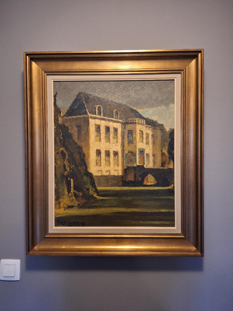 schilderij Kasteel Ter La(e)ck (Ottergemsestwg) Piet Lippens, Antiek en Kunst, Ophalen
