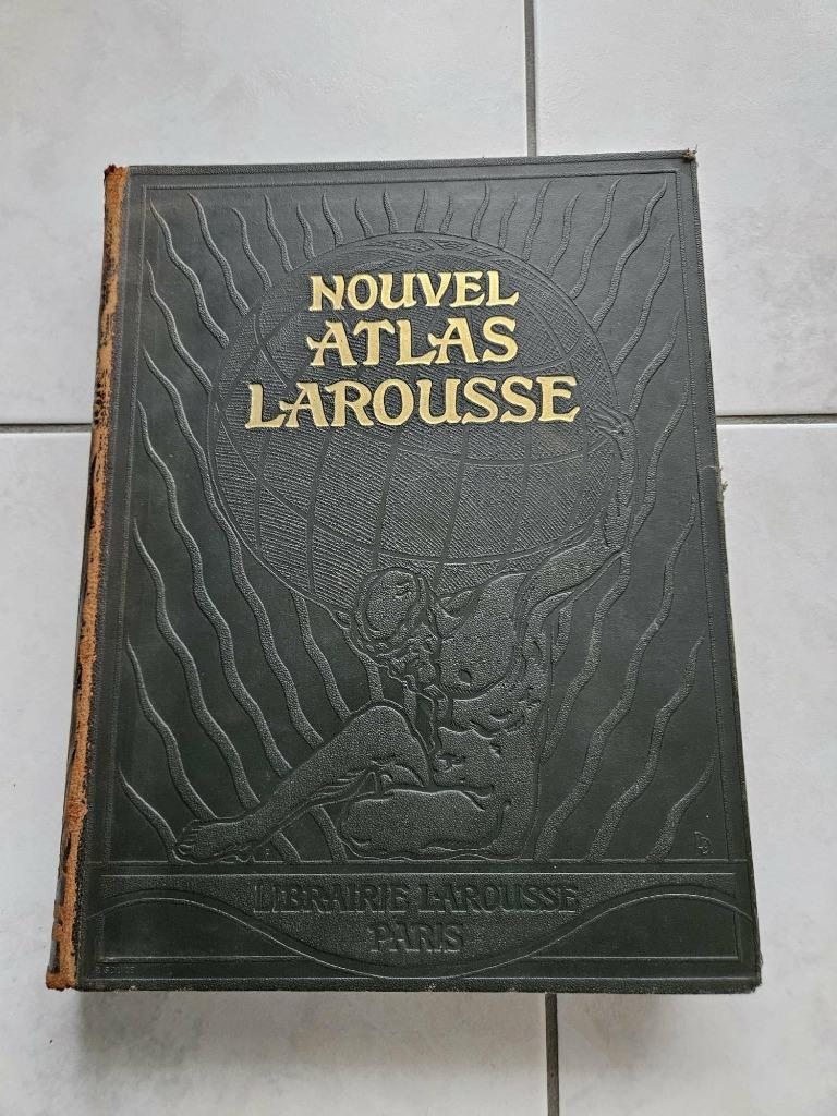 Nouvel atlas Larousse, Livres, Encyclopédies, Larousse, Enlèvement, Général, Comme neuf