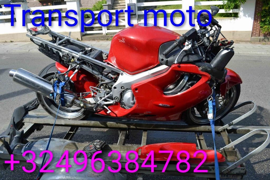 Transport motos tout modèles., Enlèvement