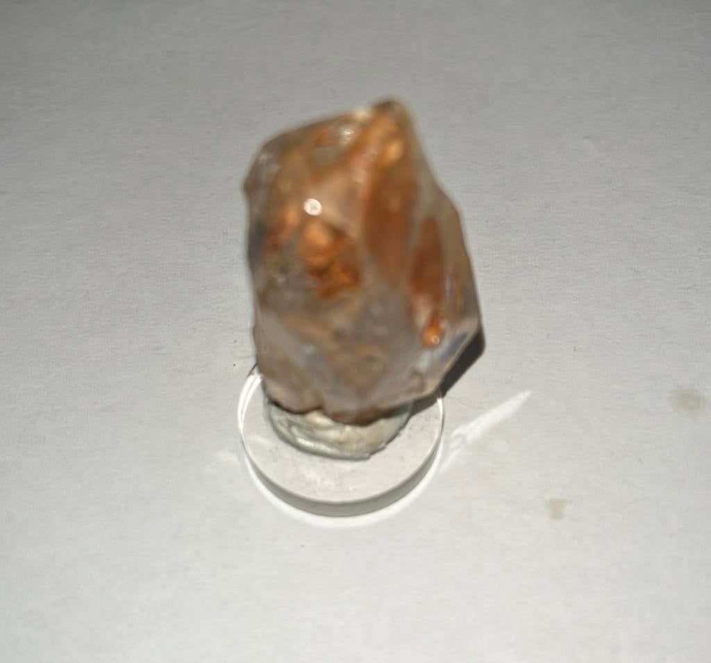 Rutielkwarts op voetje - 17,7gram - 40mm x 20mm, Handtassen en Accessoires, Edelstenen, Zo goed als nieuw, Ophalen of Verzenden