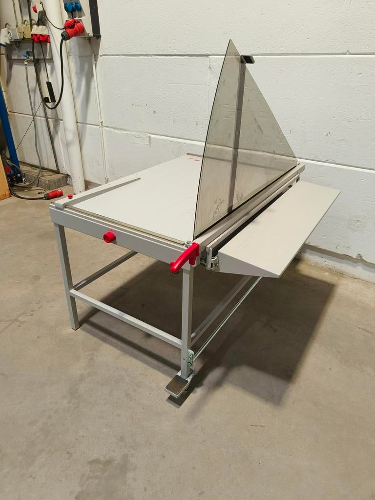 Snijmachine A1 ideal 1110 110cm met onderstel en voetpedaal, Diversen, Bureau-accessoires, Ophalen, Gebruikt, Onbekend, Onbekend