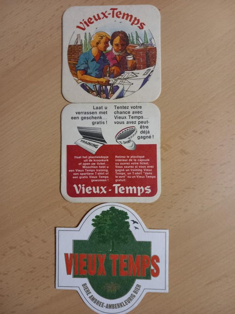 Sous-bocks Vieux Temps. (265), Enlèvement ou Envoi, Comme neuf