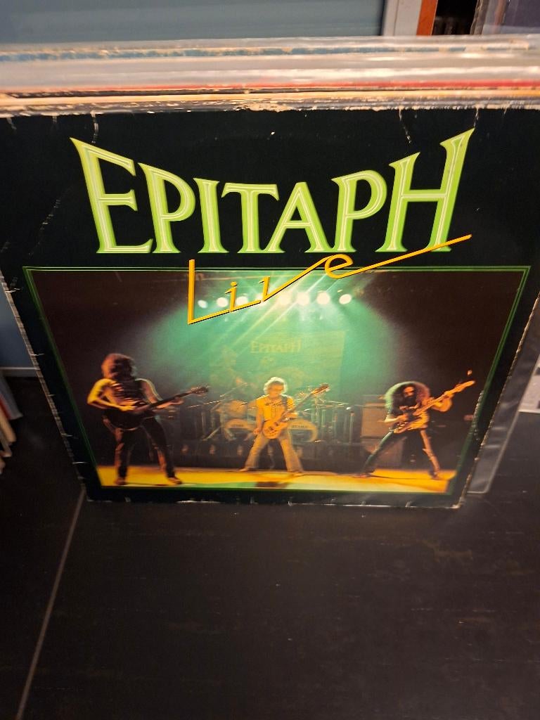 lp - epitaph - live - bak 2, Ophalen of Verzenden, Gebruikt