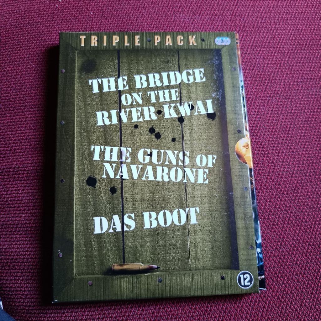 3 dvd The bridge the guns das boot, Cd's en Dvd's, Ophalen of Verzenden, Zo goed als nieuw