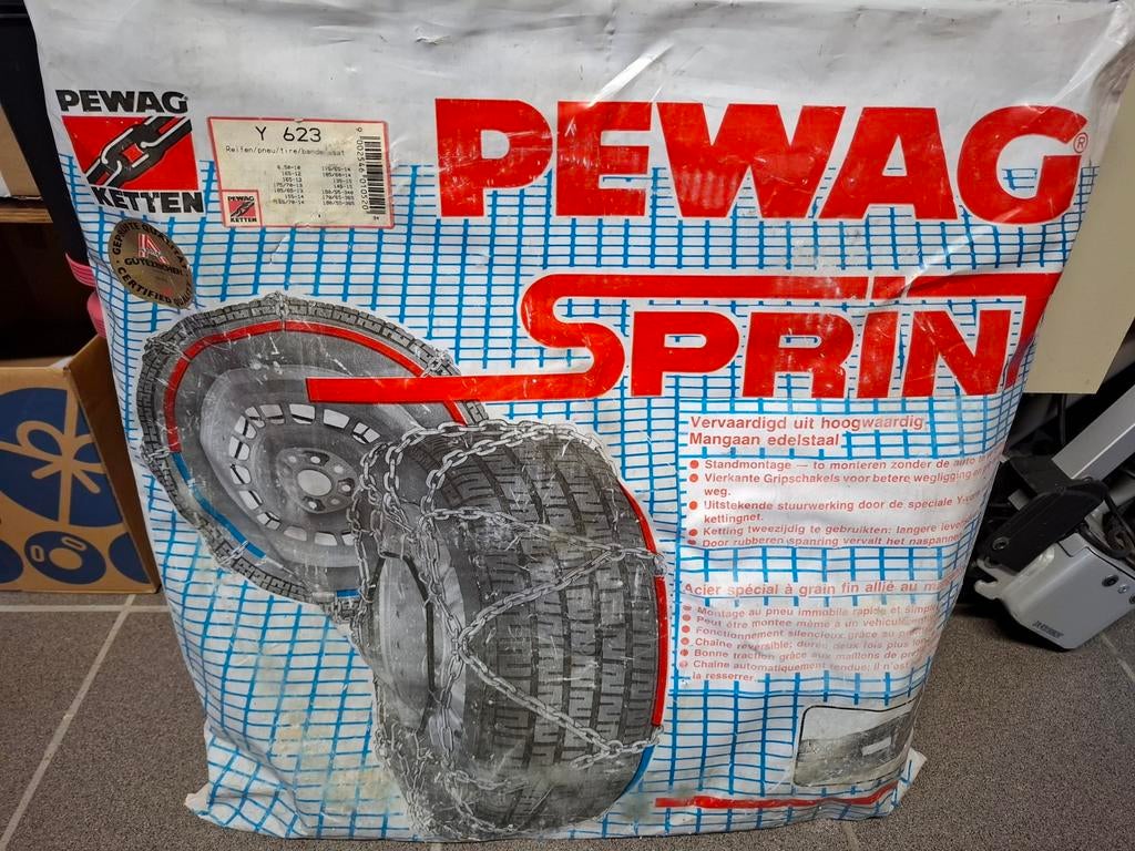 Sneeuwkettingen. Bandenmaat zie foto., Enlèvement, Utilisé