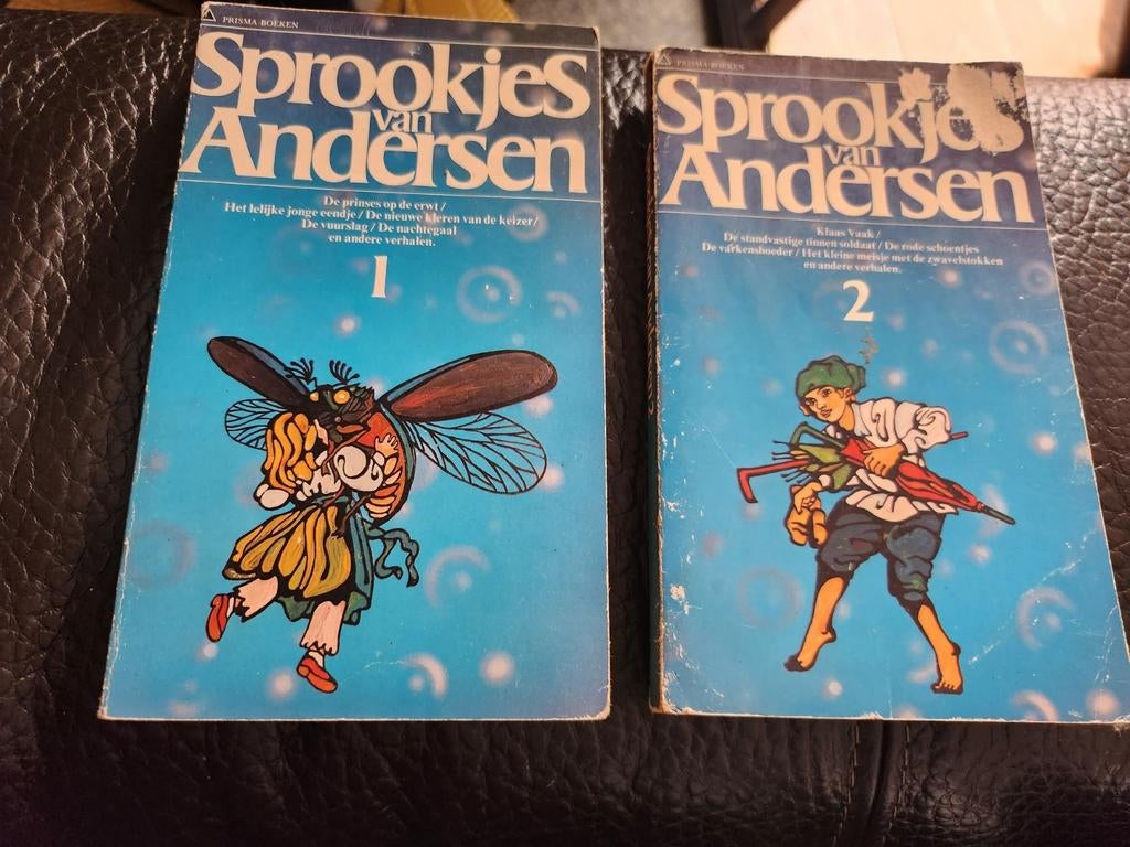 Sprookjes van Andersen. Prisma boeken deel 1 en 2. Vintage, Ophalen of Verzenden, Gelezen