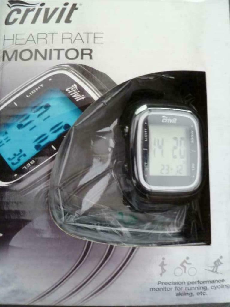 NIEUW: Sporthorloge met hartfrequentiemeter merk CRIVIT, Sport en Fitness, Ophalen of Verzenden, Nieuw