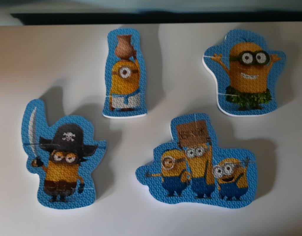 Badspeelgoed Minion puzzel, Ophalen of Verzenden, Zo goed als nieuw