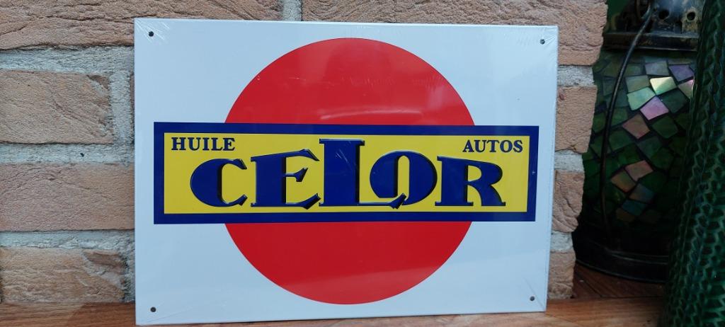 Enseigne publicitaire marque d'huile de voiture Celor, Enlèvement ou Envoi, Neuf, Voitures