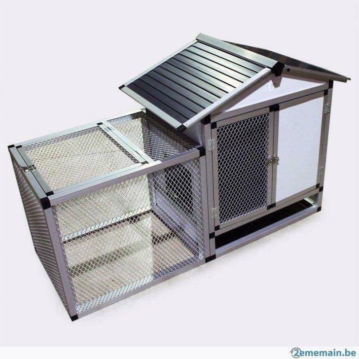 clapier aluminium clapier lapin lievre xxl abri lapin alu, Envoi, Neuf