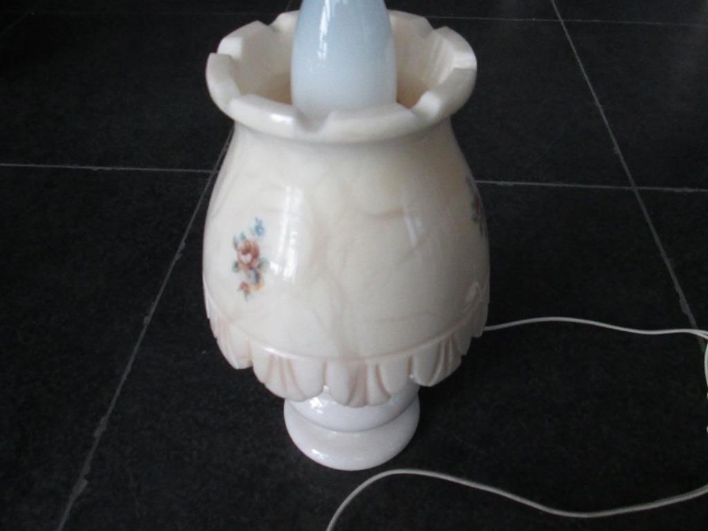 Lampe à structure en marbre, Enlèvement, Utilisé
