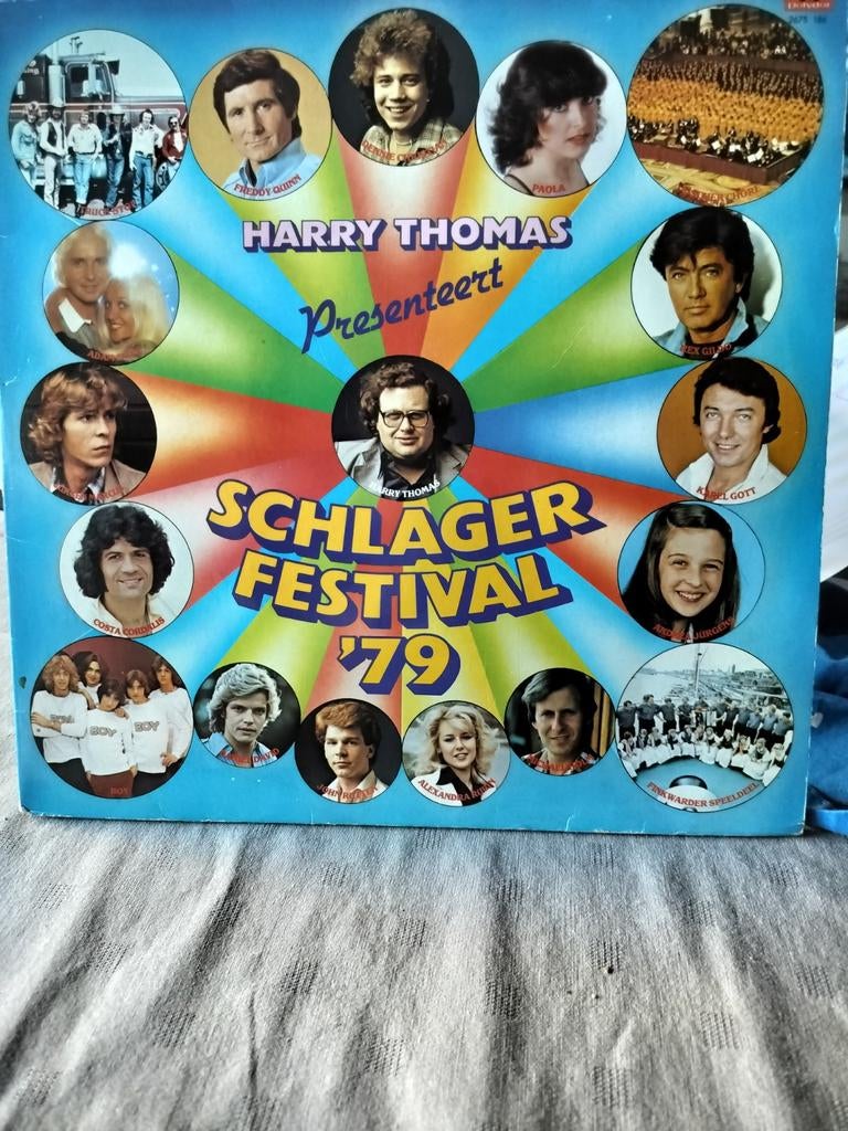 2 zeer goede lp's Harry Thomas presenteert schlagerfestival, Cd's en Dvd's, Ophalen of Verzenden, Gebruikt, 12 inch, Overige genres