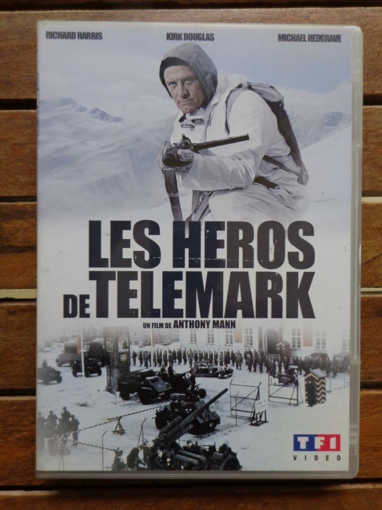 )))  Les Héros de Télémark  //  Kirk Douglas  (((, Alle leeftijden, Ophalen of Verzenden, Zo goed als nieuw