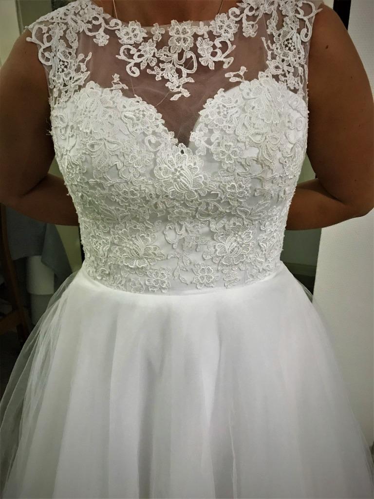 Robe de mariée, Comme neuf, Blanc, Robe de mariée