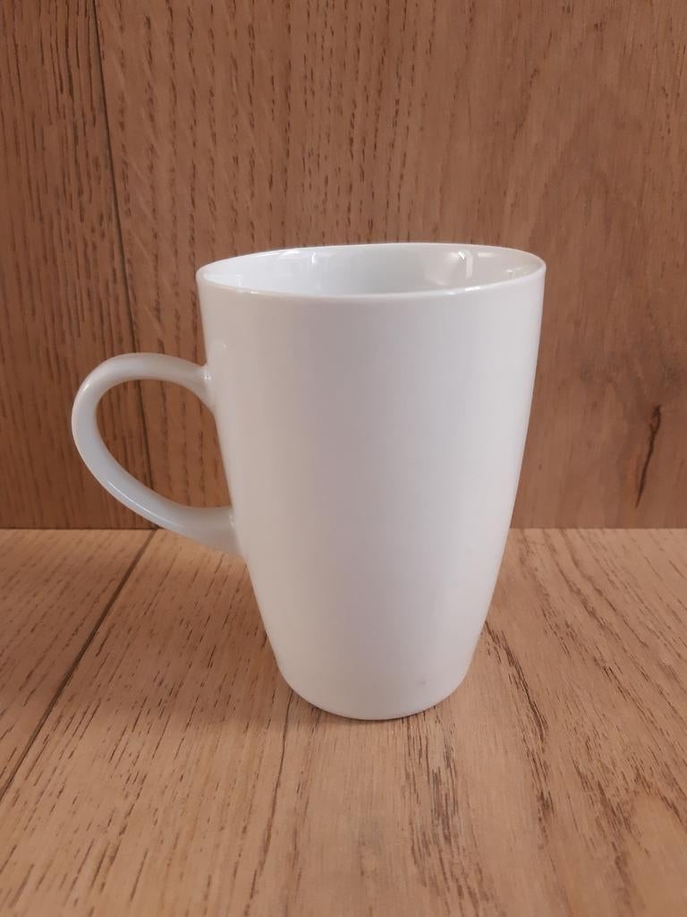 Lot de 4 tasses blanches Cosy & Trendy, Maison & Meubles, Enlèvement ou Envoi, Utilisé, Tasse(s) et/ou soucoupe(s)