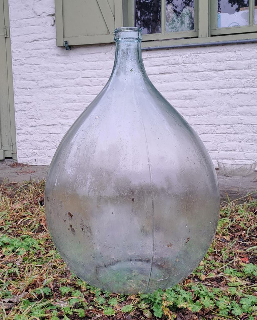dame jeanne buikfles 60 liter, Antiek en Kunst, Ophalen
