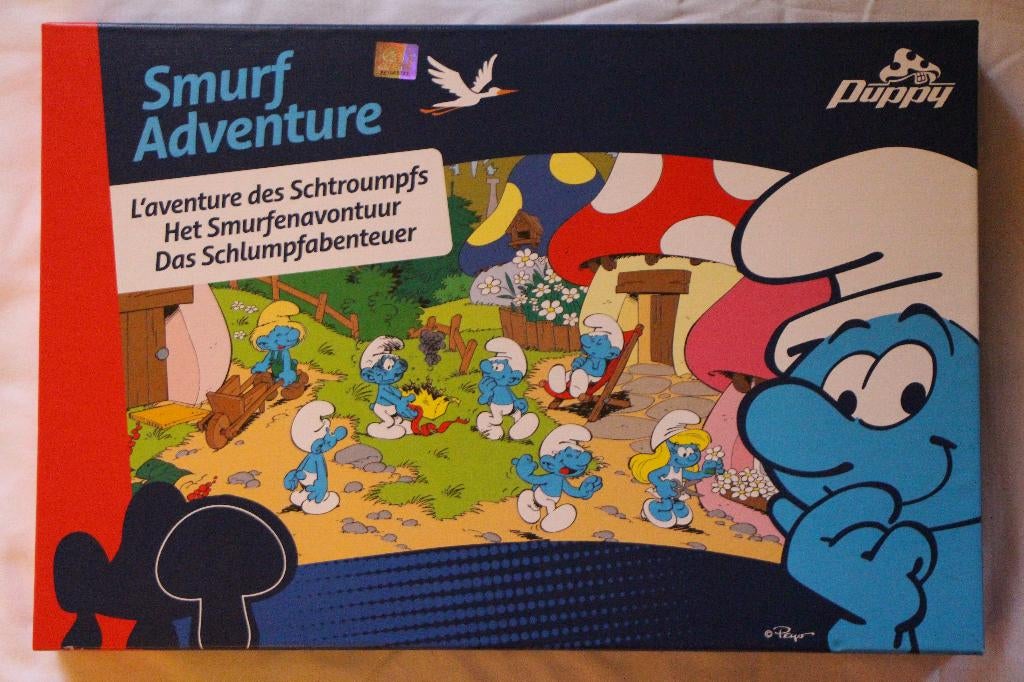 Puppy -- Smurf Adventure - L'aventure des Schtroumpfs, Trois ou quatre joueurs, Enlèvement ou Envoi, Comme neuf, Puppy