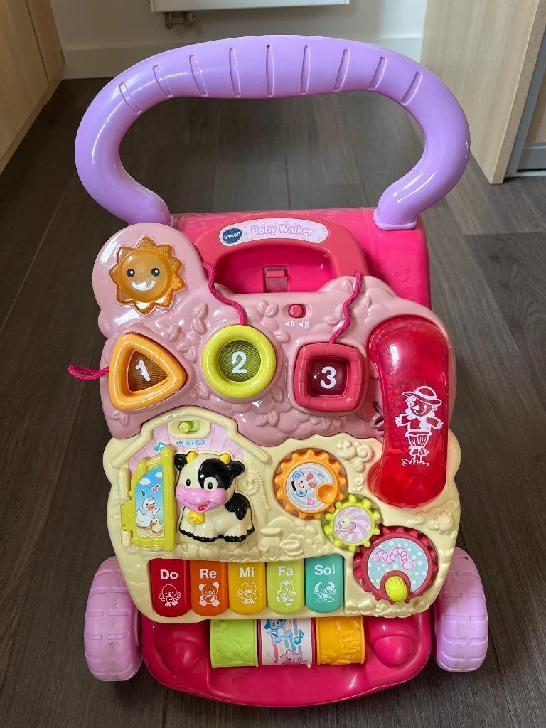 Vtech Babywalker met doos, Kinderen en Baby's, Ophalen of Verzenden, Zo goed als nieuw, 6 maanden tot 2 jaar