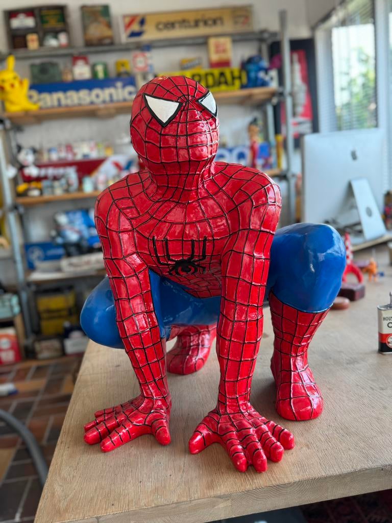 Mooi groot Spiderman beeld, Ophalen, Superheld, Zo goed als nieuw, Beeldje of Figuurtje