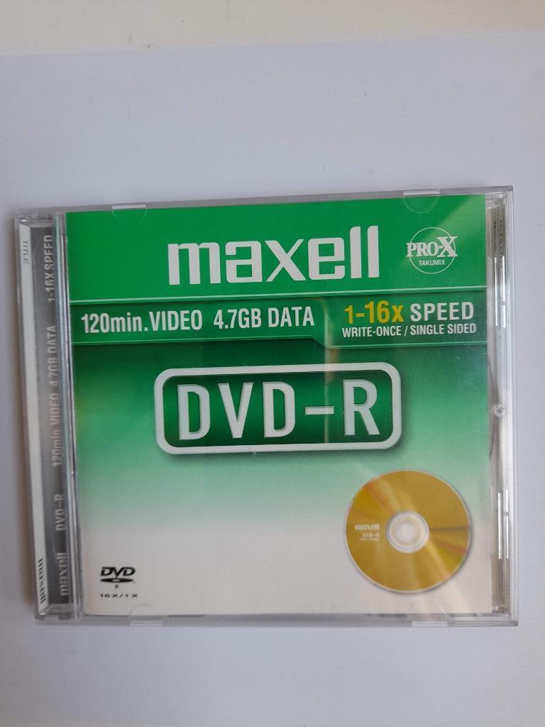 DVD-R Maxell 4.7GB, NIEUW, verzegeld, Computers en Software, Nieuw, Ophalen of Verzenden, Dvd, Dubbellaags