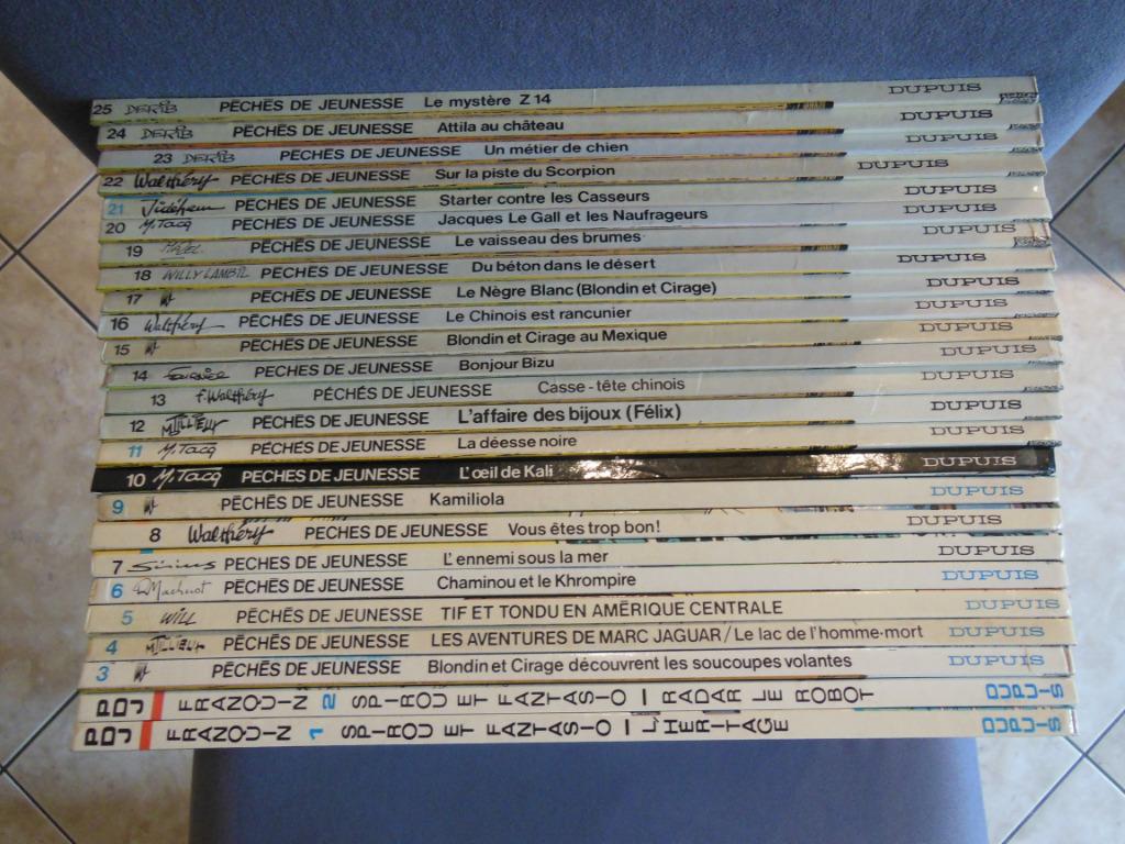 Lot BD Pêchés de jeunesse 1 à 25 Série complète, Livres, BD, Utilisé, Série complète ou Série, Enlèvement ou Envoi