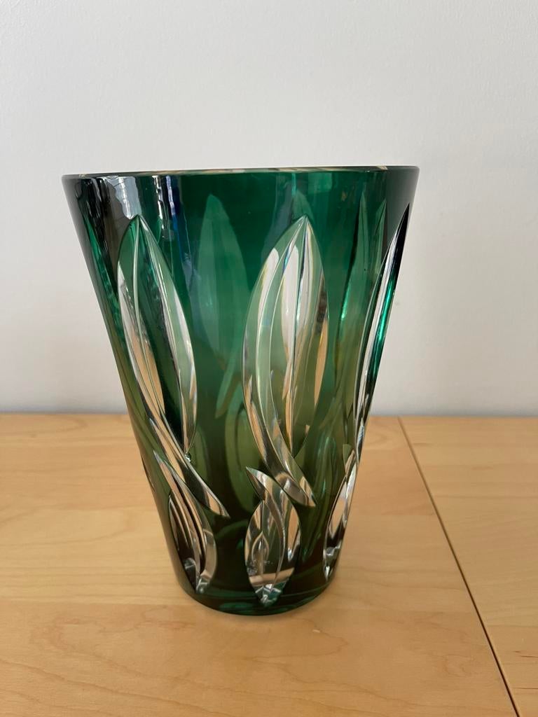 VSL vase cristal vert, Enlèvement